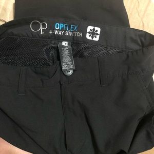 OP Boys size 28 4-way stretch black shorts
